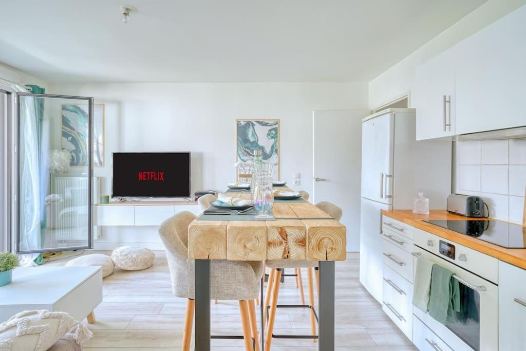 Apartament T2 Luxe Proche Paris Terrasse Parking Prive Vitry-sur-Seine Zewnętrze zdjęcie